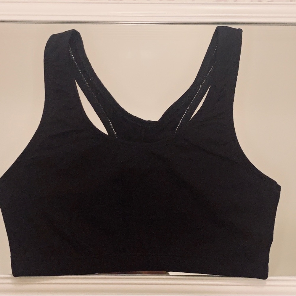 Black Sports Bra Size 36
